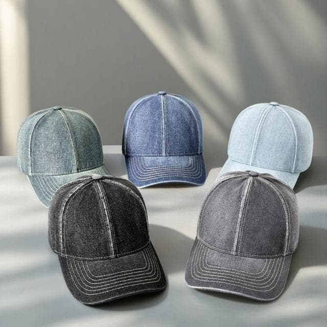 【巴黎精品】紐約精品 父親節禮物 現貨+預購 棒球帽美式做舊鴨舌帽防曬帽老帽(復古水洗牛仔遮陽帽男女帽子5色a1je46)