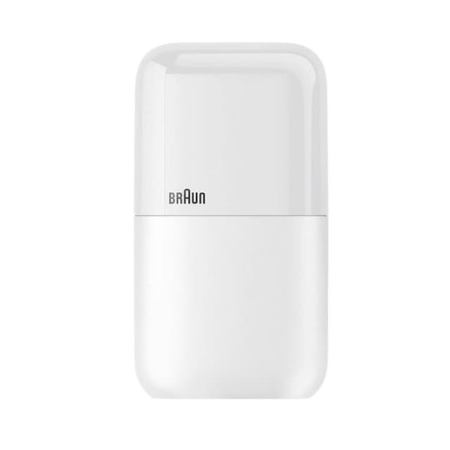 【BRAUN 百靈】黑子彈口袋電鬍刀 M1011簡約白