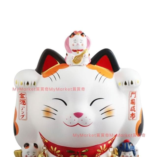 🌟日本進口🌟金運七福神招財貓(高27cm) 開店送禮 開業禮品 風水開運 招財擺飾 開運招財貓 祈福招財貓 陶瓷擺件