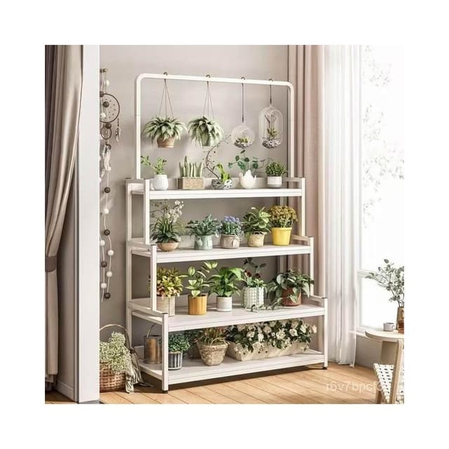 花架 植物架 陽臺花架 盆栽架 花盆架 花架子 不鏽鋼花架 花架落地 多肉植物架 室內室外 帶層闆花架