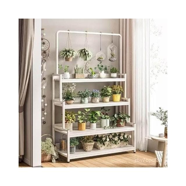 花架 植物架 陽臺花架 盆栽架 花盆架 花架子 不鏽鋼花架 花架落地 多肉植物架 室內室外 帶層闆花架