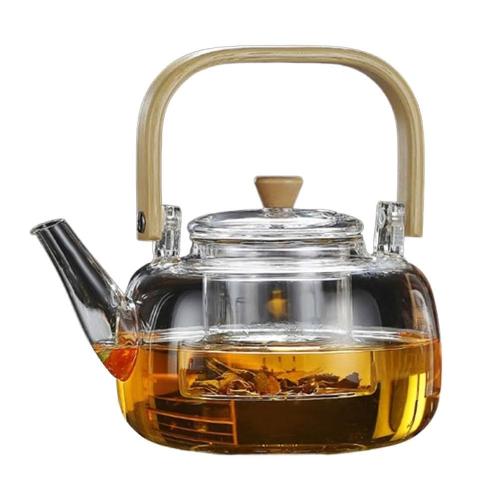 泡茶壺 玻璃水壺 手提玻璃茶壺 明火煮茶壺 高溫耐熱燒水茶壺 養生壺 臻琦