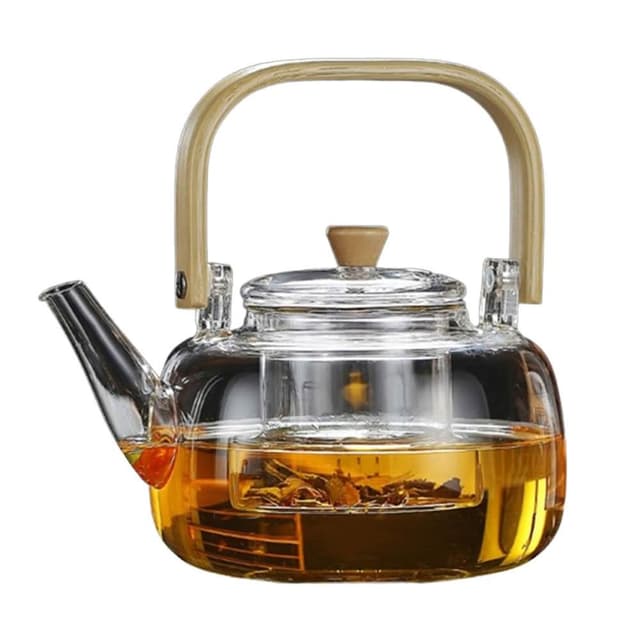 泡茶壺 玻璃水壺 手提玻璃茶壺 明火煮茶壺 高溫耐熱燒水茶壺 養生壺 臻琦