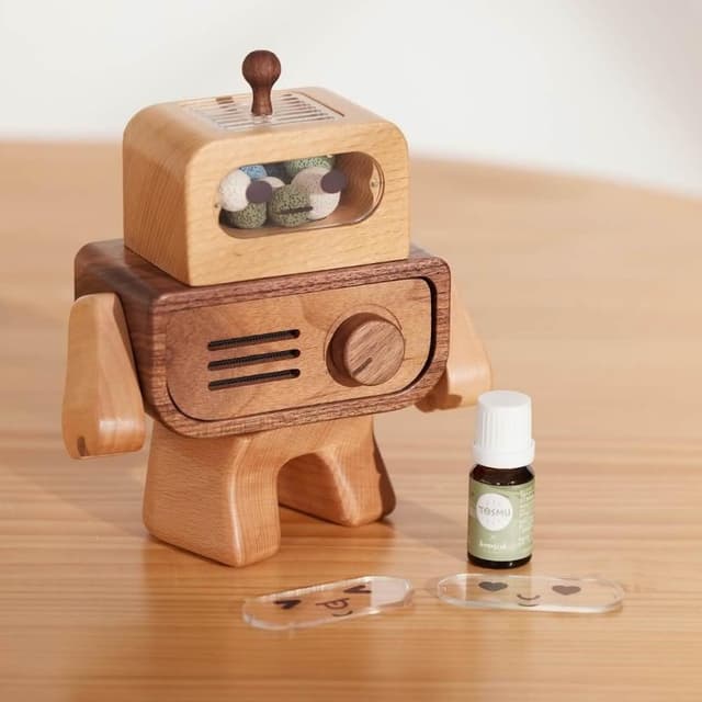 【Monarch 尊爵家】擴香機器人 擴香座(原木文創 台灣設計 擴香機 實木擴香機 精油 精油擴香 香芬精油)