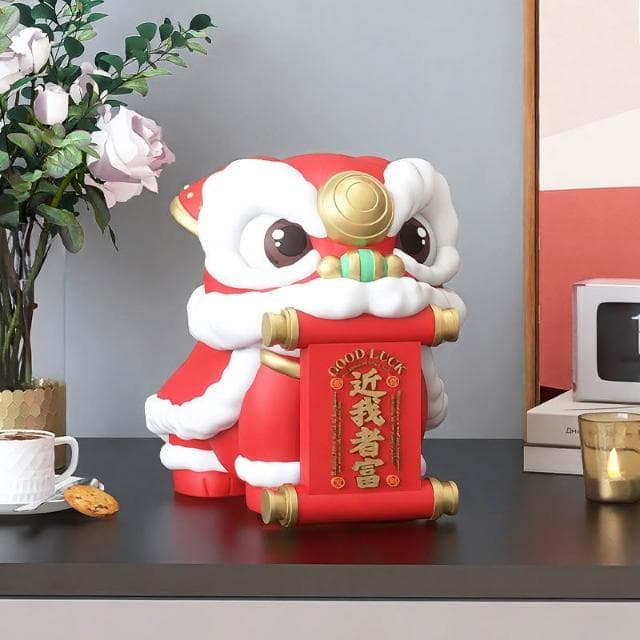 近我者富 招財貓 醒獅招財 舞獅 醒獅 招財裝飾品 招財貓 開運招財貓 一帆風順 生意興隆 八方來財 迎賓 喬遷禮物