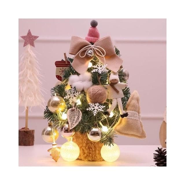 桌面聖誕樹(耶誕樹/聖誕樹/小型聖誕樹/聖誕裝飾/DIY/禮物/交換禮物/聖誕節)