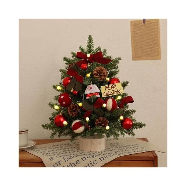 桌面聖誕樹(耶誕樹/聖誕樹/小型聖誕樹/聖誕裝飾/DIY/禮物/交換禮物/聖誕節)
