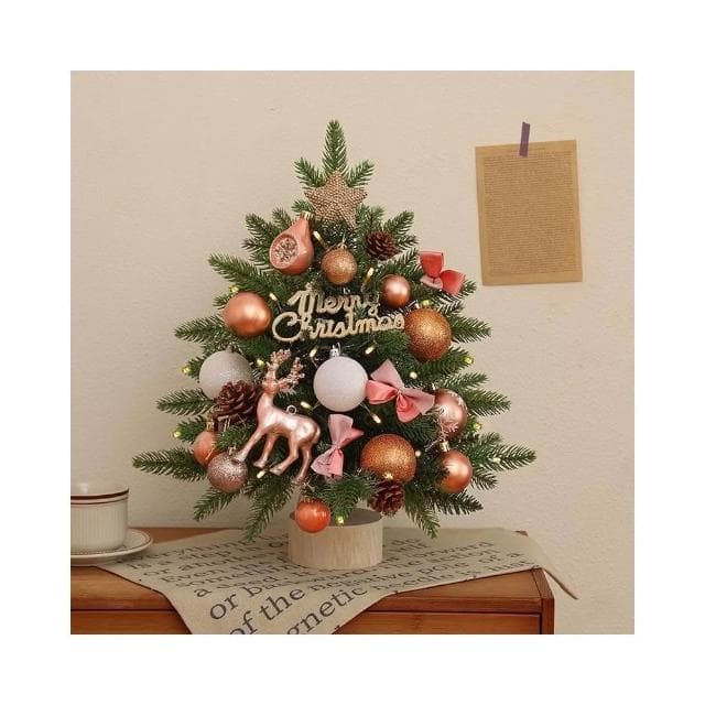 桌面聖誕樹(耶誕樹/聖誕樹/小型聖誕樹/聖誕裝飾/DIY/禮物/交換禮物/聖誕節)
