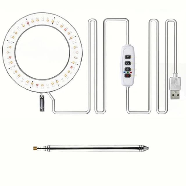 大植栽專用伸縮款植物燈 植物生長燈 USB植物燈 定時 led植物燈 全光譜 觀葉植物燈 多肉植物燈