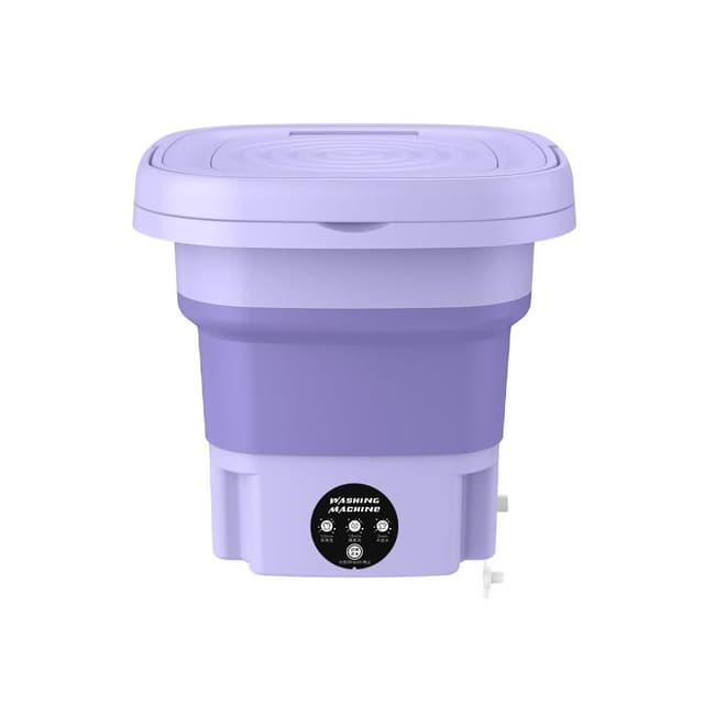 【MOOG 沐格】洗衣機 免安裝洗衣機 迷你折疊洗脫一體洗衣 小型學生宿舍內衣內褲嬰兒衣物洗衣機
