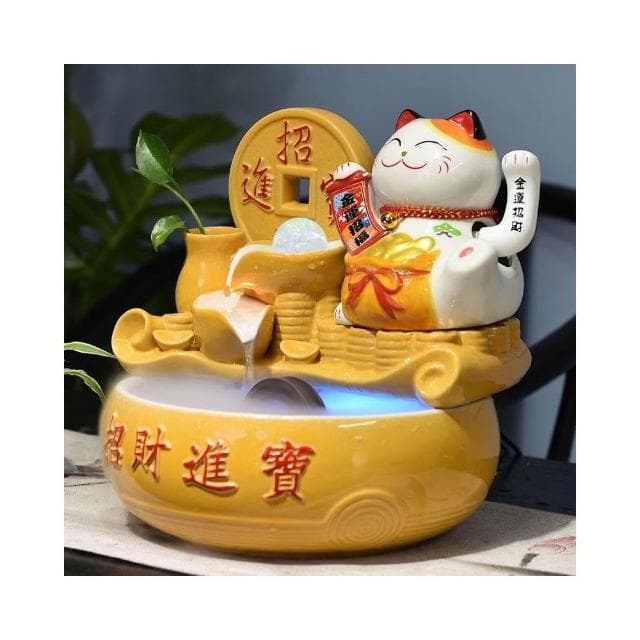 招財貓 招財貓擺飾 流水盆 聚寶盆 流水擺件 招財擺飾 開運 風水招財流水組 風水擺件 開店 橋遷 開幕送禮