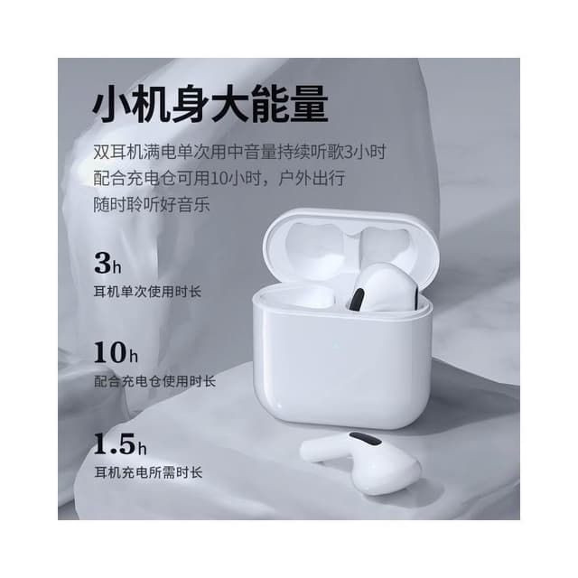 官方正品 華強北藍牙耳機Air4代2025新款適用蘋果四代主動降噪