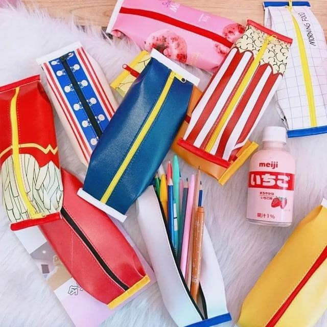 【D+ 滴家】仿真零食趣味筆袋 創意拉鍊鉛筆袋 韓版文具筆盒 零食筆袋 零食造型筆袋 仿真創意零食筆袋 拉鍊筆袋 生日禮物 交換禮物