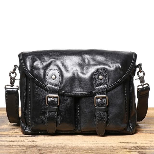 【巴黎精品】紐約精品 父親節禮物 現貨+預購 真牛皮側背包皮革單肩背包托特包手提包-頭層牛皮復古郵差包男女包包a1js41