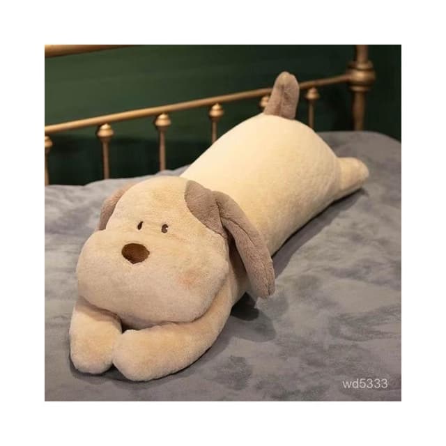 長條狗狗可愛枕頭睡覺女生側睡夾腿娃娃玩偶床上毛絨玩具生日禮物