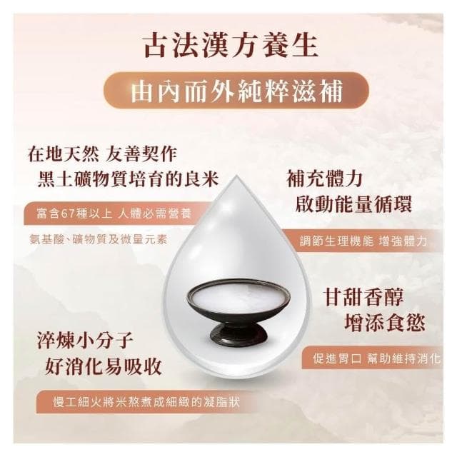 漢廣生機-醇米露｜箱購30入｜養身｜老少皆宜｜純天然 無添加 低渣飲食 長輩送禮(粥油 米漿粥 即食粥 米油 粥糜)