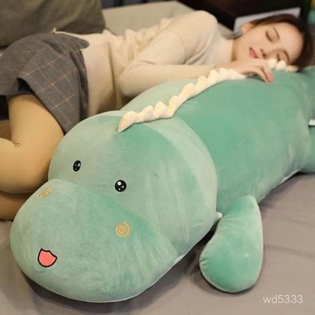 正版可愛恐龍毛絨玩具公仔抱枕睡覺床上大號娃娃玩偶生日禮物女生