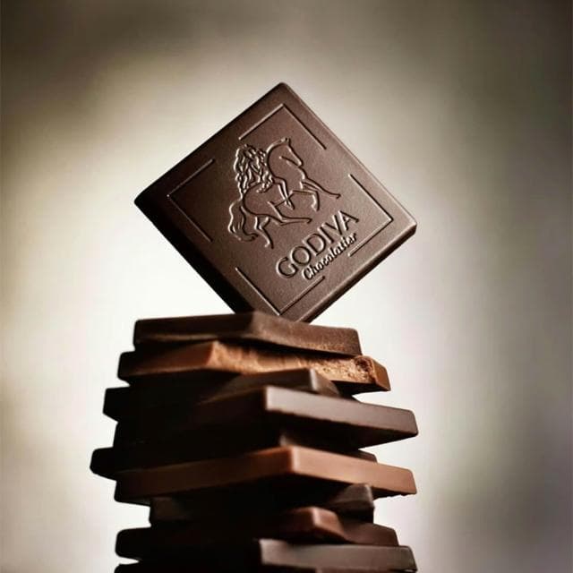 【GODIVA】片裝巧克力 16/24/36片 牛奶巧克力 50%黑巧克力 72%黑巧克力 禮盒