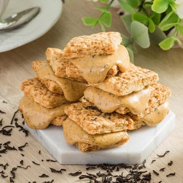 【盧琴樹】伯爵紅茶糖心酥｜夾心酥 下午茶甜點 餅乾禮盒 辦公室零食 送禮伴手禮 露營野餐必備