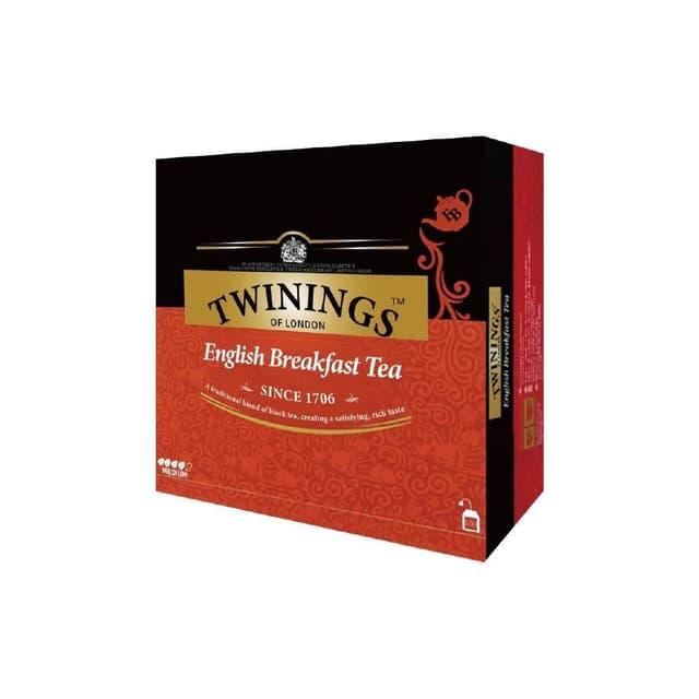【Twinings 唐寧茶】-英倫早餐茶2g×100入/盒裝