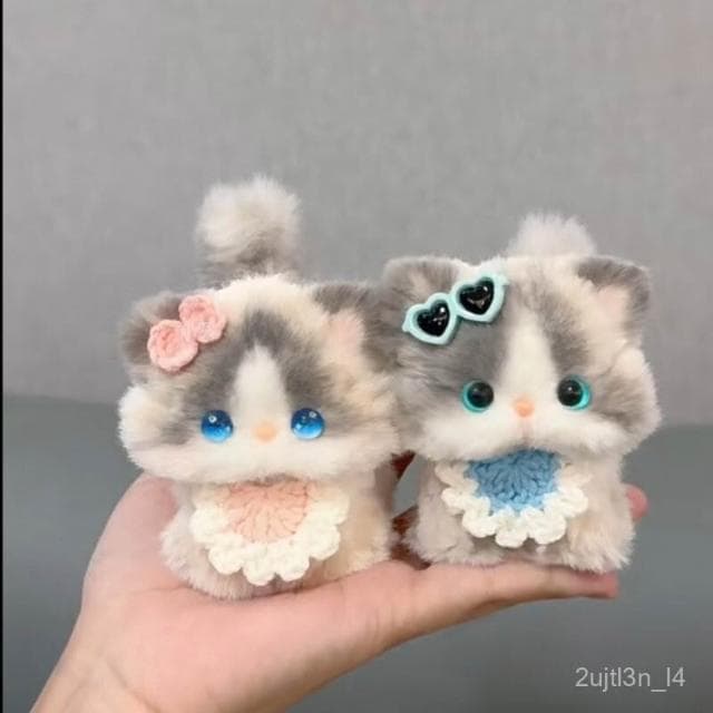 漫生活扭扭棒小貓創意手工DIY材料包可愛情侶生日禮物送男女生包包掛件 包包 生日禮物 棒 扭扭棒教學 扭扭棒書籍