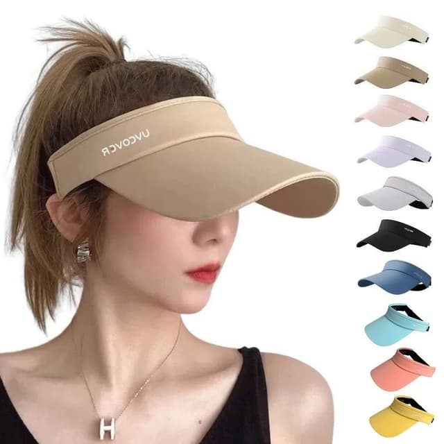 【A&R】日系顯瘦冰絲空頂遮陽防曬帽(夏季 可調節 髮箍式 運動風 男女適用 高爾夫球 生日)