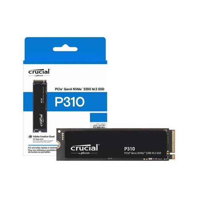 【Crucial 美光】Micron P310 1TB Gen4 PCIe 4.0 固態硬碟 (讀:7100M/寫:6000M/五年)