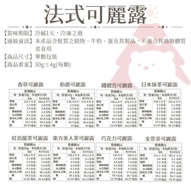 圓森甜點 旗艦奇幻慶典 可麗露禮盒(8顆裝) 伴手禮 福委會 中秋禮盒 禮品