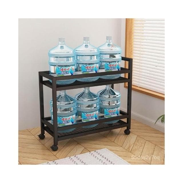  陽臺花架 移動小推車多肉置物架 多層落地式客廳防水鐵藝花盆架室內 花架盆栽架 多肉植物架 陽臺花架 花盆架