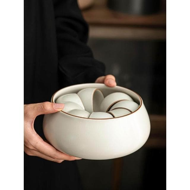 自動茶具套裝新款家用辦公室輕奢高檔石磨懶人泡茶神器