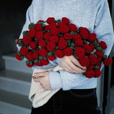 玫瑰花束毯子成品送女男朋友閨蜜實用高級訂婚結婚生日情人節禮物