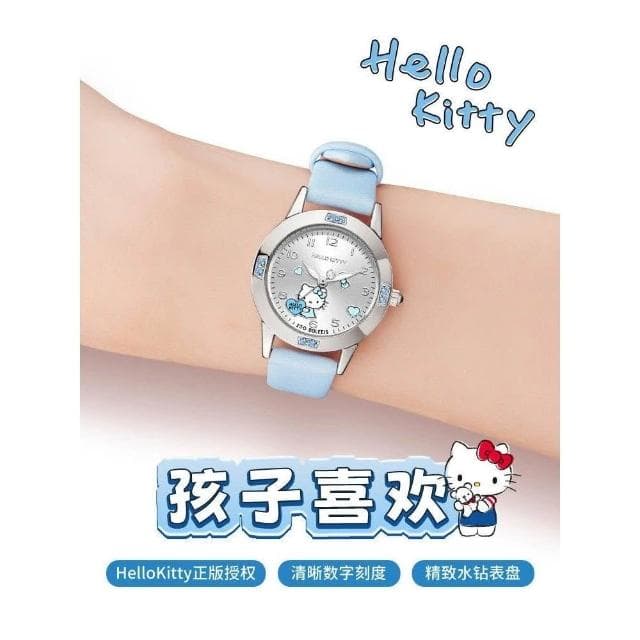 美樂蒂hellokitty聖誕節生日禮物手錶女孩小學生只看時間女童手錶