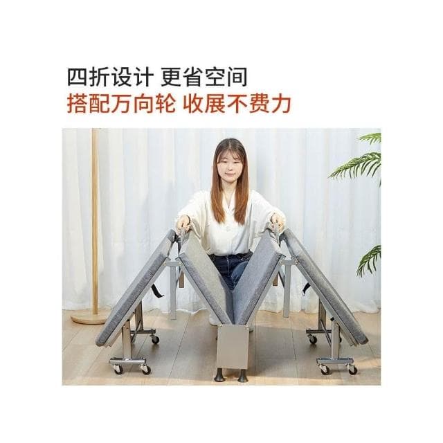 折曡床 午休床 陪護床 單人床 瑞仕達折疊床傢用午休午睡辦公室床單人行軍床陪護簡易硬闆靠背床
