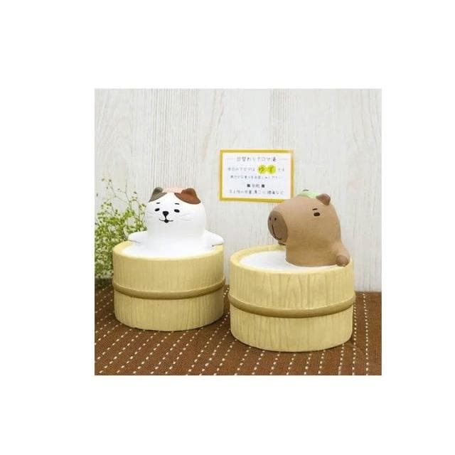 【DECOLE】日本 DECOLE 動物擴香石 擴香石 擴香器 香薰石 貓咪 柴犬 水豚 猴子 香氛擴香石 精油擴香石 陶瓷擴香石