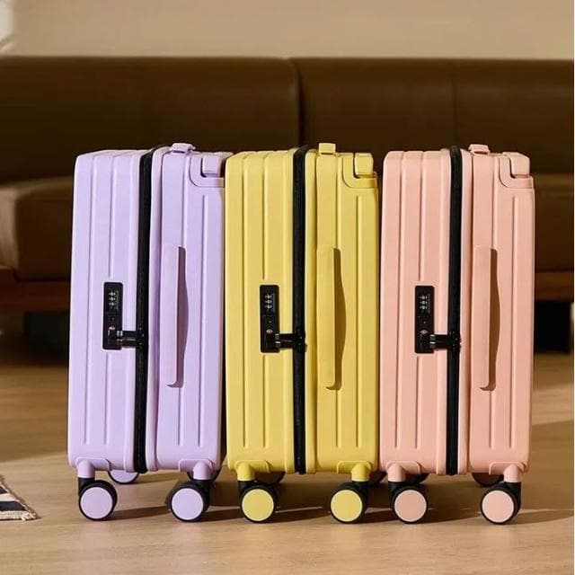 日韓熱銷行李箱 登機箱 旅行箱20吋輕量登機箱寬拉桿登機箱 行李箱20吋 24吋 26吋 拉桿箱輕音萬向輪登機箱男女