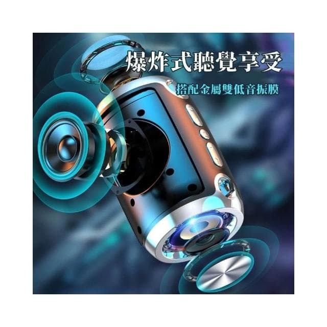 AI智慧音響 最新藍牙5.4 藍芽喇叭 立體聲藍芽喇叭 智能音箱 AI聲控音箱 語音無線音響