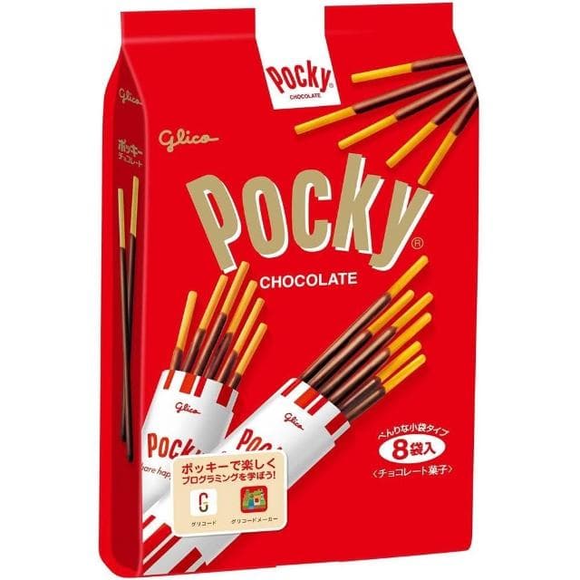 【Glico 格力高】日本 Glico 固力果 Pocky 巧克力棒 草莓棒 沙拉棒 番茄 8袋入