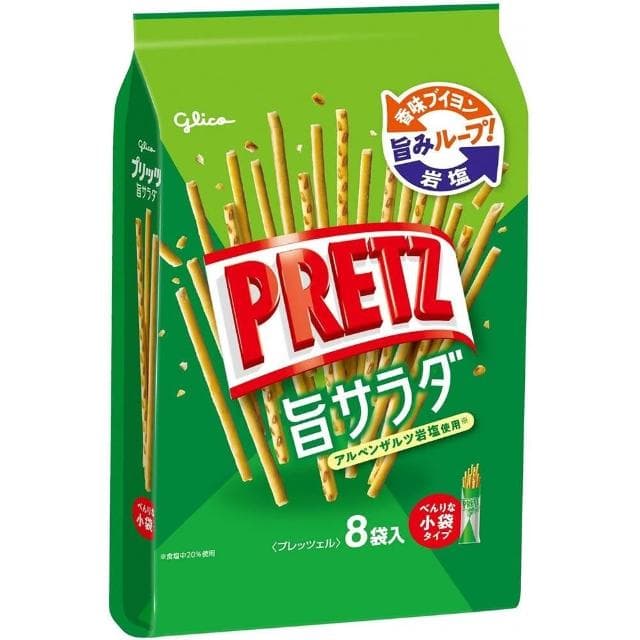 【Glico 格力高】日本 Glico 固力果 Pocky 巧克力棒 草莓棒 沙拉棒 番茄 8袋入