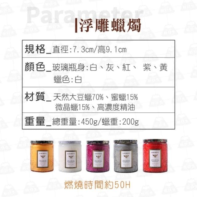 【職日生】浮雕蠟燭-450g(香氛蠟燭 精油蠟燭 芳香蠟燭 大豆蠟燭 薰香蠟燭 香薰蠟燭 生日禮物 畢業禮物)
