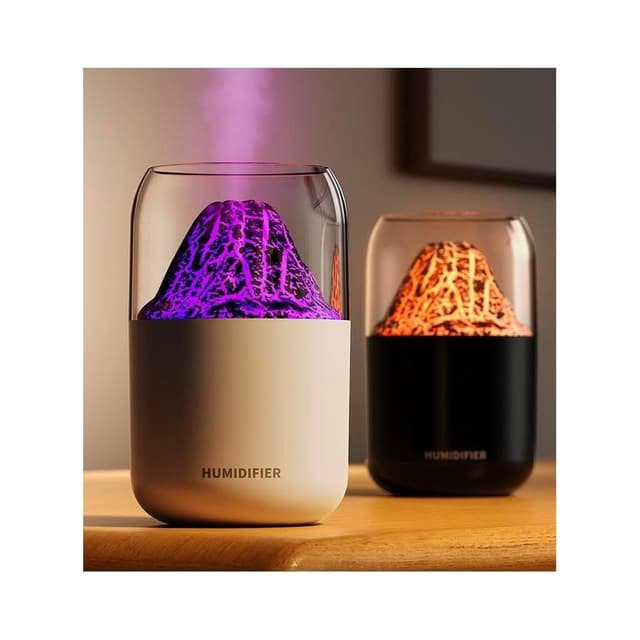 【職日生】火山香氛機(火山加濕器 造型香氛機 香薰機 薰香機 水氧機 精油噴霧器 擴香機 芳香機 香芬機 精油機)