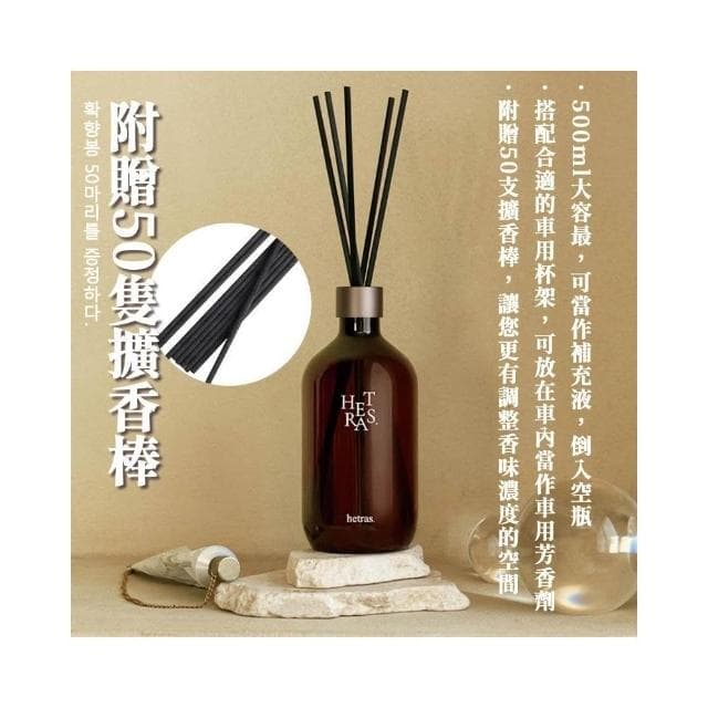 【HETRAS】韓國製－Hetras．首席調香師擴香瓶(韓國擴香 韓國香氛 擴香瓶 香氛瓶 精油擴香瓶 聖誕禮物 交換禮物)