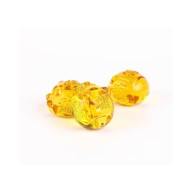 琉璃豬擺飾 招財進寶福豬 水晶金豬 小豬裝飾手工藝品 風水聚財 擺設小禮物 台灣出貨
