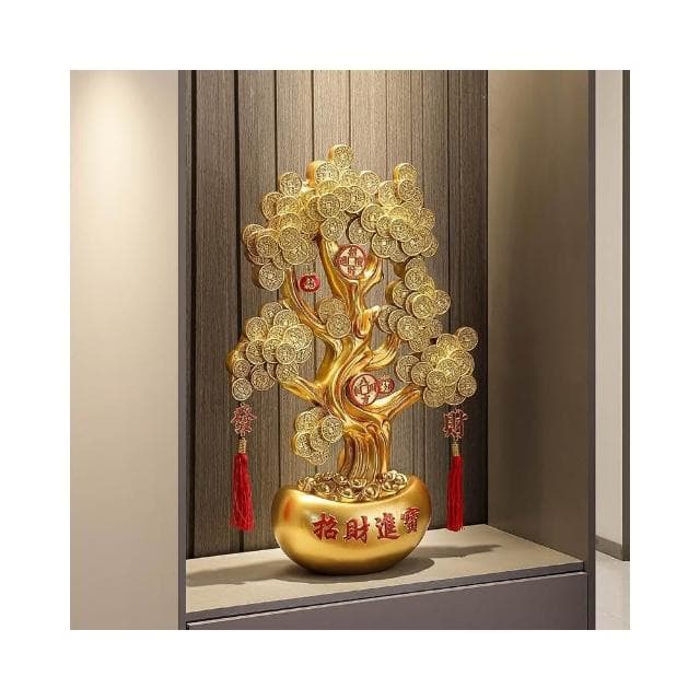 招財進寶發財樹落地大型擺件辦公室客廳玄關搖錢樹裝飾品開業禮物