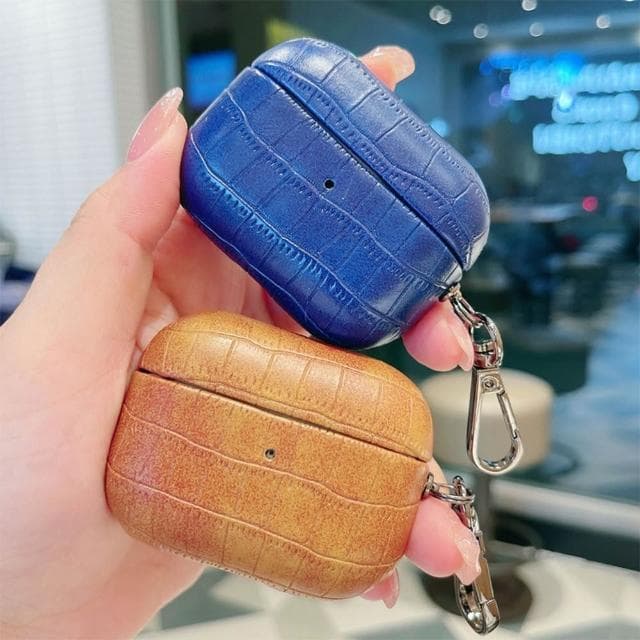 【LEEHER】防摔保護套/Airpods2ro//Airpods3/皮革保護套/蘋果無線耳機套/耳機保護殼/無線耳機套/小禮物