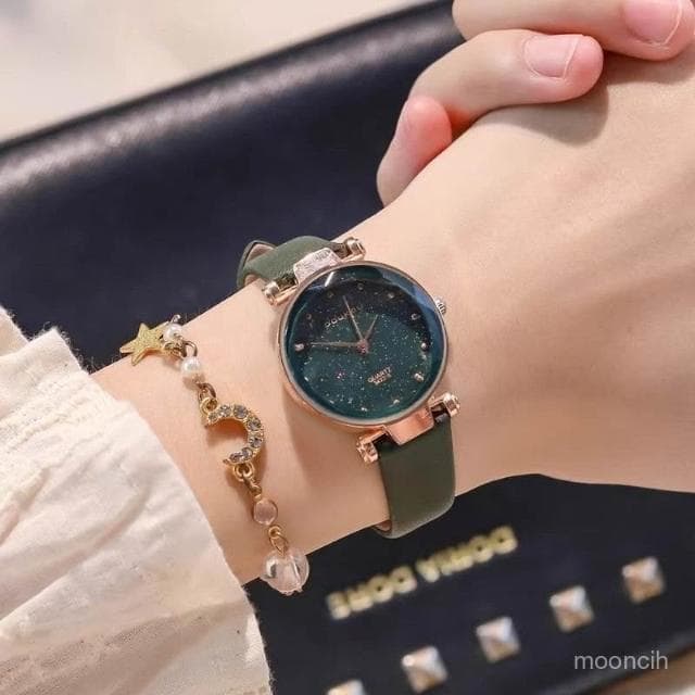 偉偉有道 【店鋪熱銷】手錶女款滿天星空係列學生百搭簡約輕奢小衆網紅2025年新款高級感