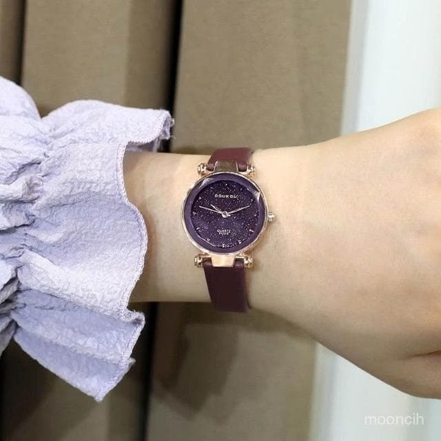 偉偉有道 【店鋪熱銷】手錶女款滿天星空係列學生百搭簡約輕奢小衆網紅2025年新款高級感