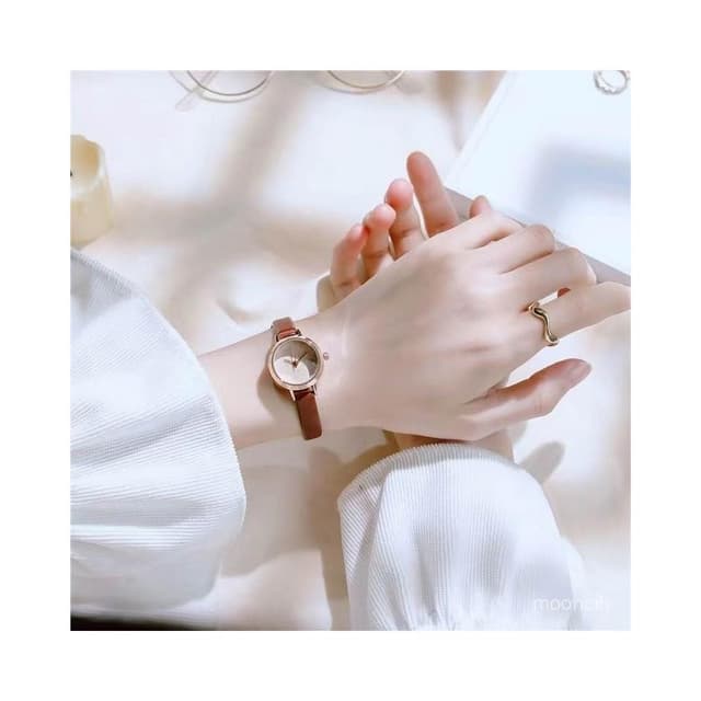 偉偉有道 手錶女小清新正品小錶盤高級感小衆輕奢氣質細帶精緻女士石英錶