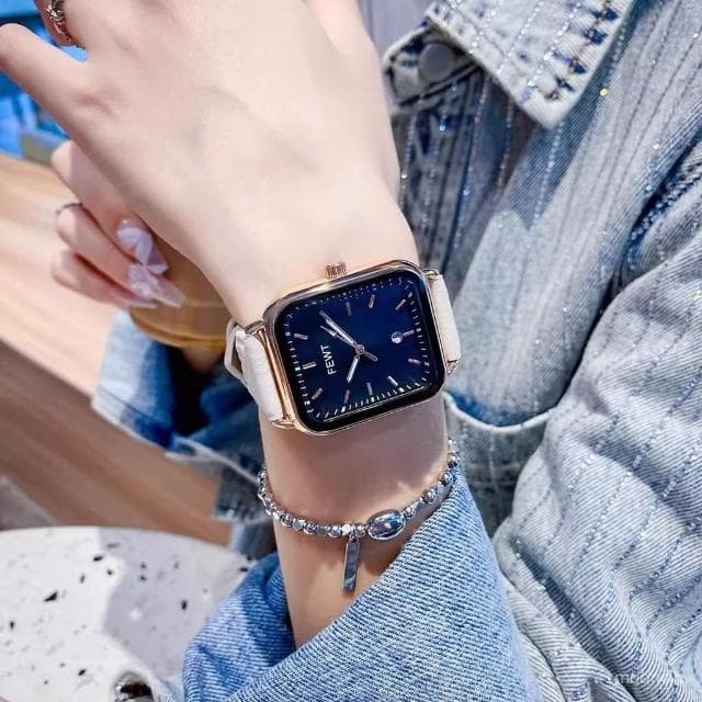 偉偉有道 新款女士手錶時尚小衆輕奢高級感氣質顯白學生方形防水日厤石英錶