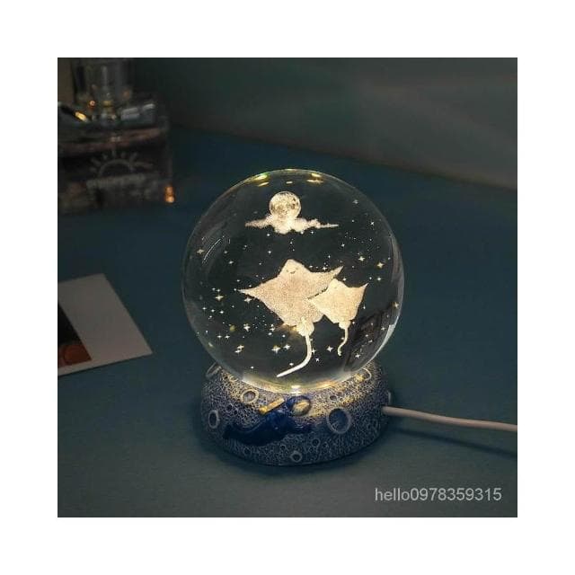💗台灣熱賣💗聖誕節水晶球小夜燈生日禮物高級感實用女生閨蜜女孩子男朋友畢業禮物水晶球禮物情人節禮物送女朋友閨蜜禮物