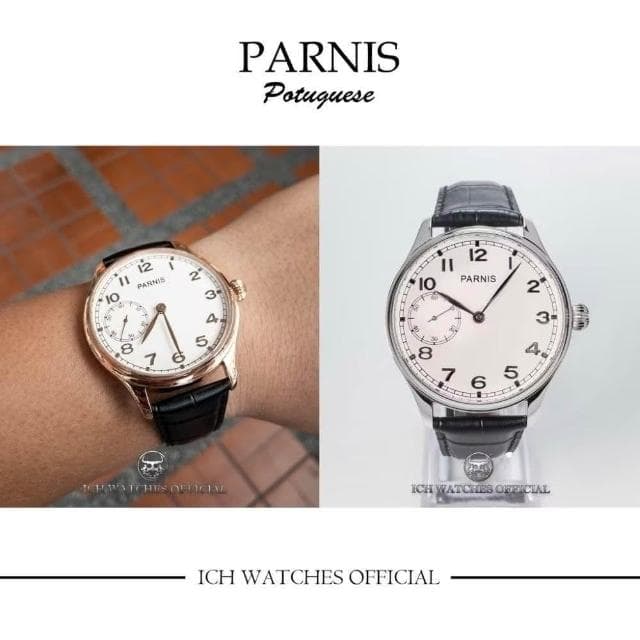 ICHco 實體門市 瑞士Parnis Portuguese葡萄牙系列機械錶-男錶女錶飛行錶父親節禮物情人節禮物生日